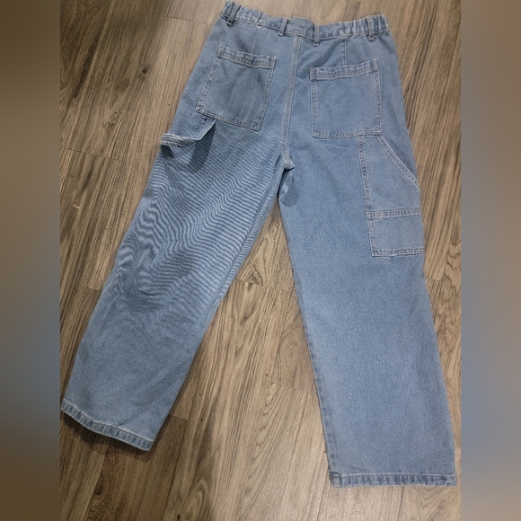 Forever 21 Blue Straight Leg Pants - Picture 2 of 5